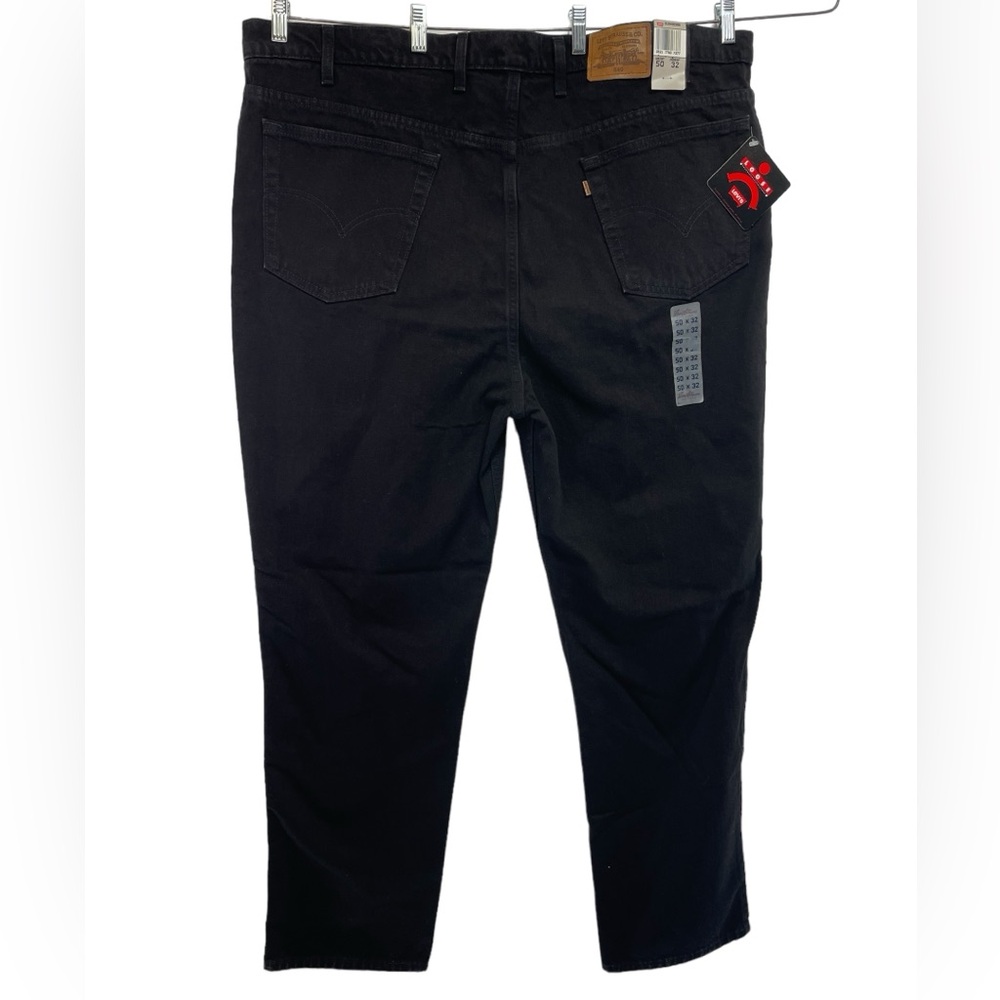 Levis 540 Vintage‎ 90's 10/94 Orange Tag Sz 50x32 Denim Black Jeans (GG26) NWTs